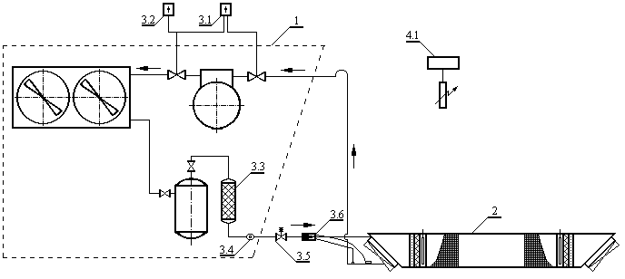 Freonska shema na Komora za zreenje No2